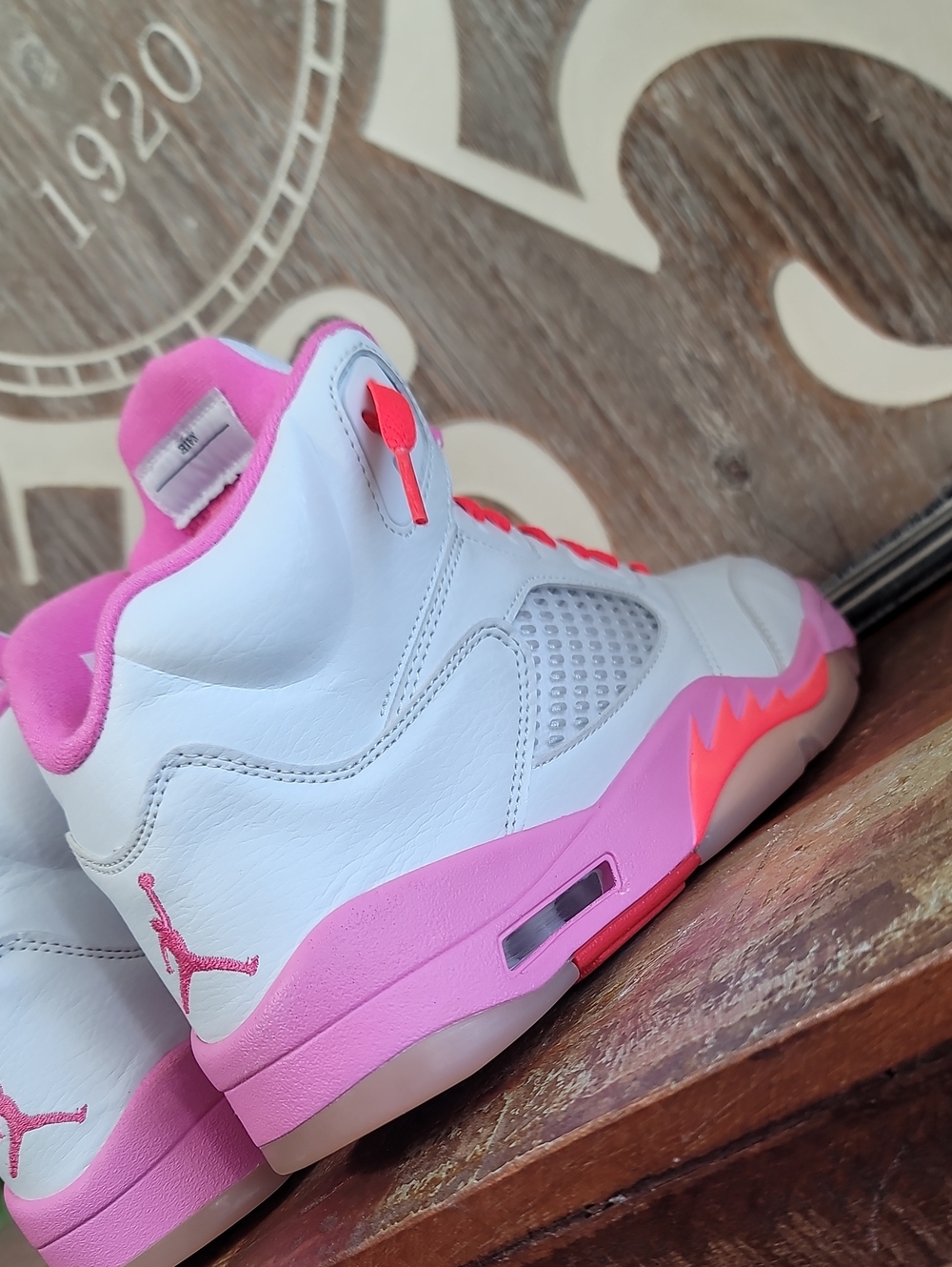 🔥🔥 Nike Air Jordan 5 Retro "Pinksicle" Wmns 8.5. Really Good Condition - Picture 10 of 16